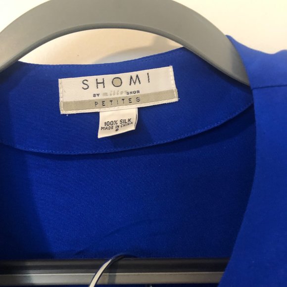 Vintage Shomi by Miller Shor Petite 100% Silk Pant Suit Size 8 NWT - Picture 5 of 9